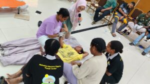 Pelatihan P3K bagi Calon Mahasiswa Matrikulasi Dampingan Yayasan Binterbusih; PMI Tanamkan Jiwa Kemanusiaan Sejak Dini